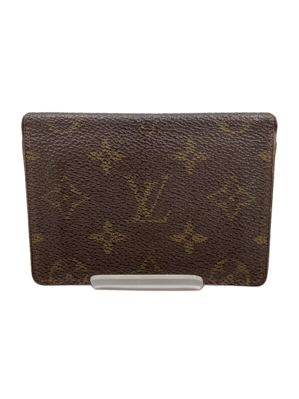 LOUIS VUITTON Card Case Wallet Brown